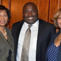 Lakers pose for a photo at Life Beyond the Classroom